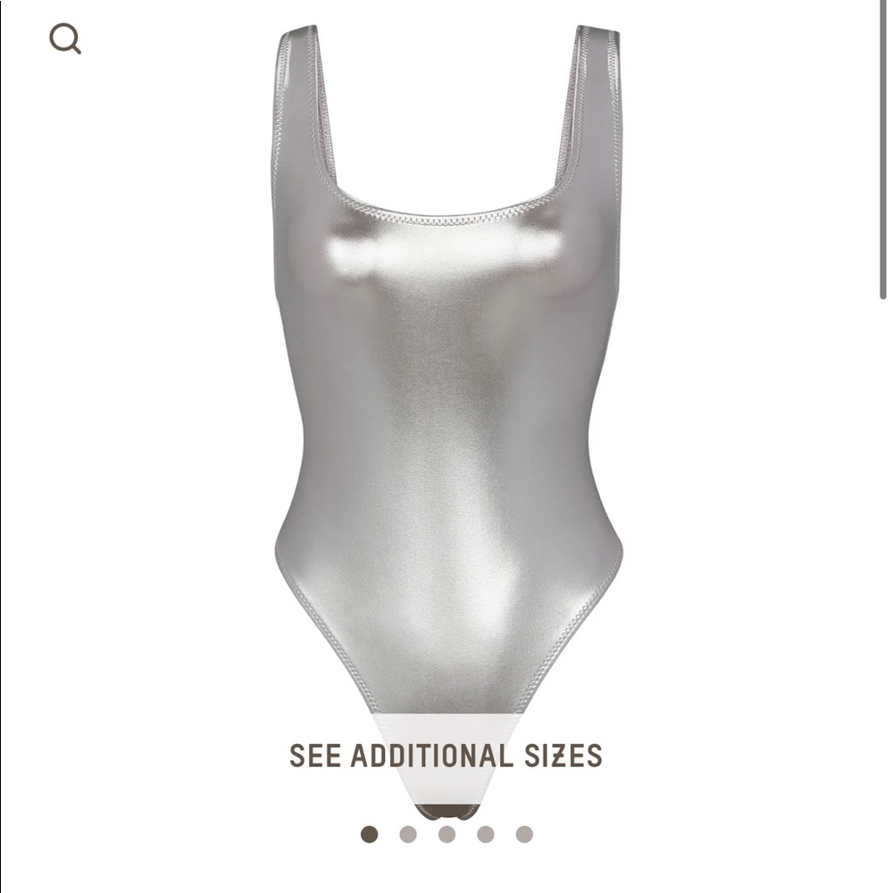Skims Metallic Swim One Piece